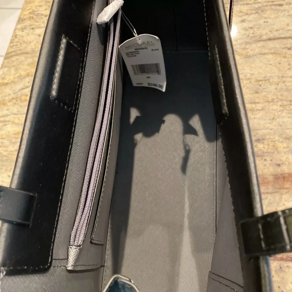 Michael Kors Black Tote Bag - Picture 9 of 11